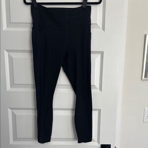 Athleta Black Leggings with cutout detail